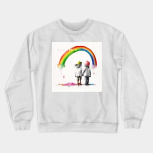 [AI Art] Best learned young: love is love Crewneck Sweatshirt